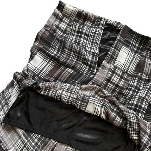 BCBGeneration plaid mesh maxi skirt - Picture 3 of 5